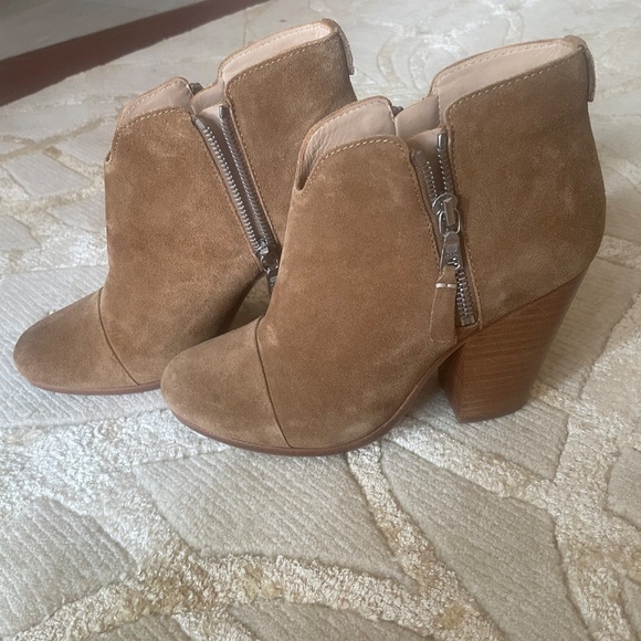 Rag & Bone Brown Suede Booties - Picture 2 of 7